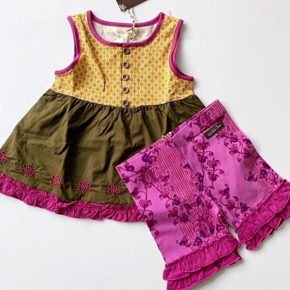 Matilda Jane Other - NWT Matilda Jane Girl Outfit Top Shorties 2T 6 Years 10 Years